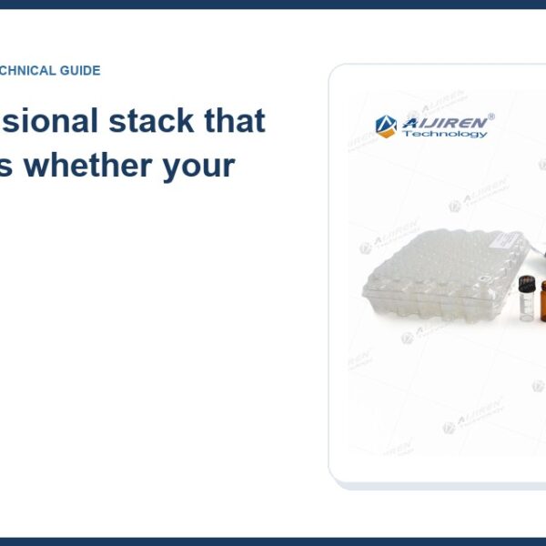 The dimensional stack that determines whether your vial works
