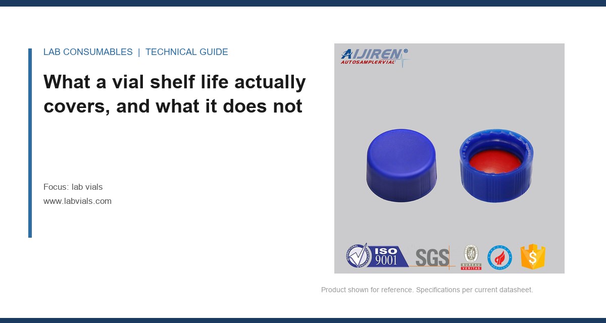 What a vial shelf life actually covers, and what it does not